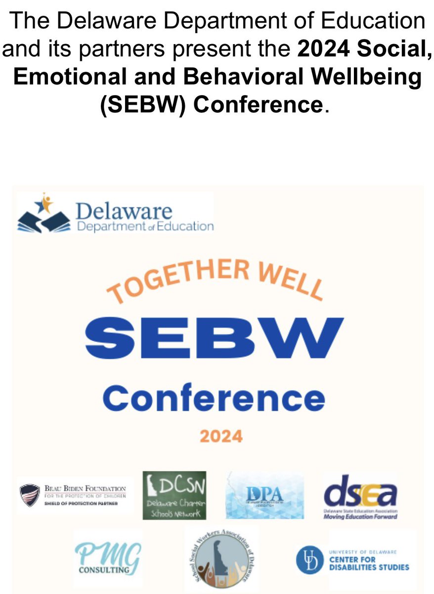 iamjasmynwright's tweet image. Excited to serve as the closing keynote speaker for the @DEDeptofEd Social, Emotional, and Behavioral Wellbeing Conference this Wednesday! #SEL #PushThrough