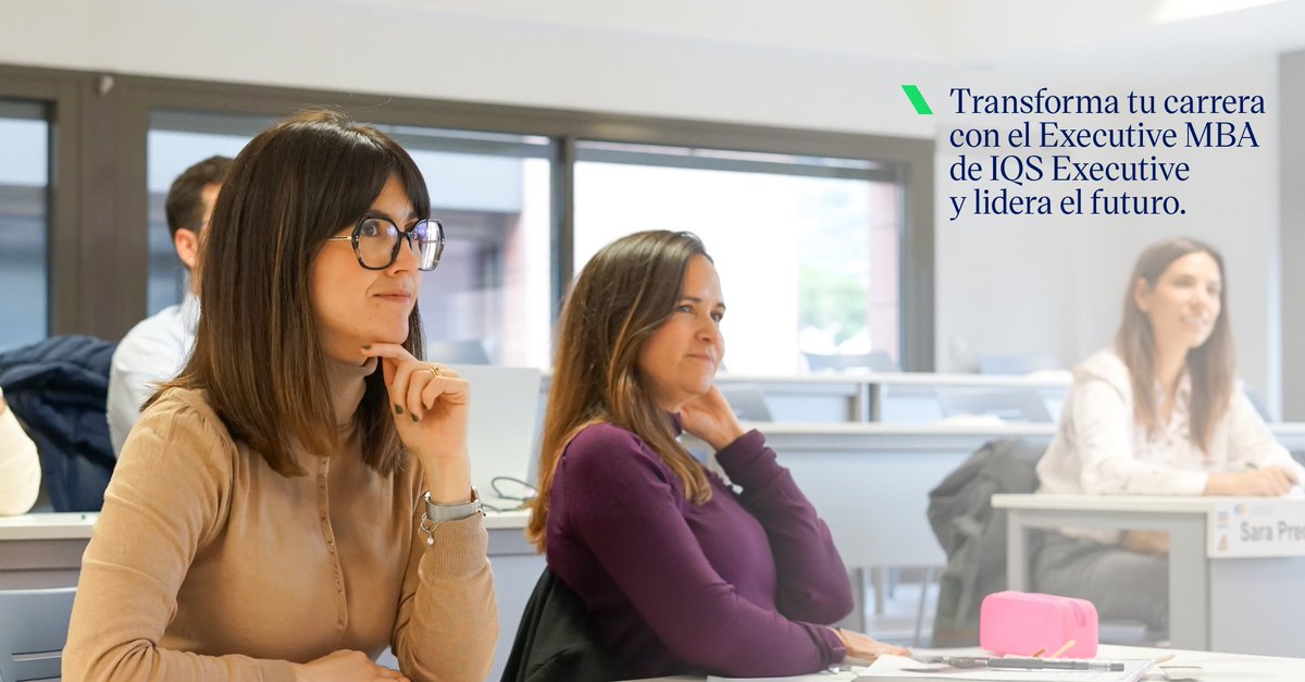 Llevamos décadas formando a los directivos que lideran los ámbitos industriales, tecnológicos y científicos.  

Transforma tu carrera con el #Executive #MBA de <a href="/IQSExecutive/">IQS Executive</a> y lidera el futuro. 

Inscríbete hoy y únete  marca la diferencia: iqs.edu/es/estudios/ex…
