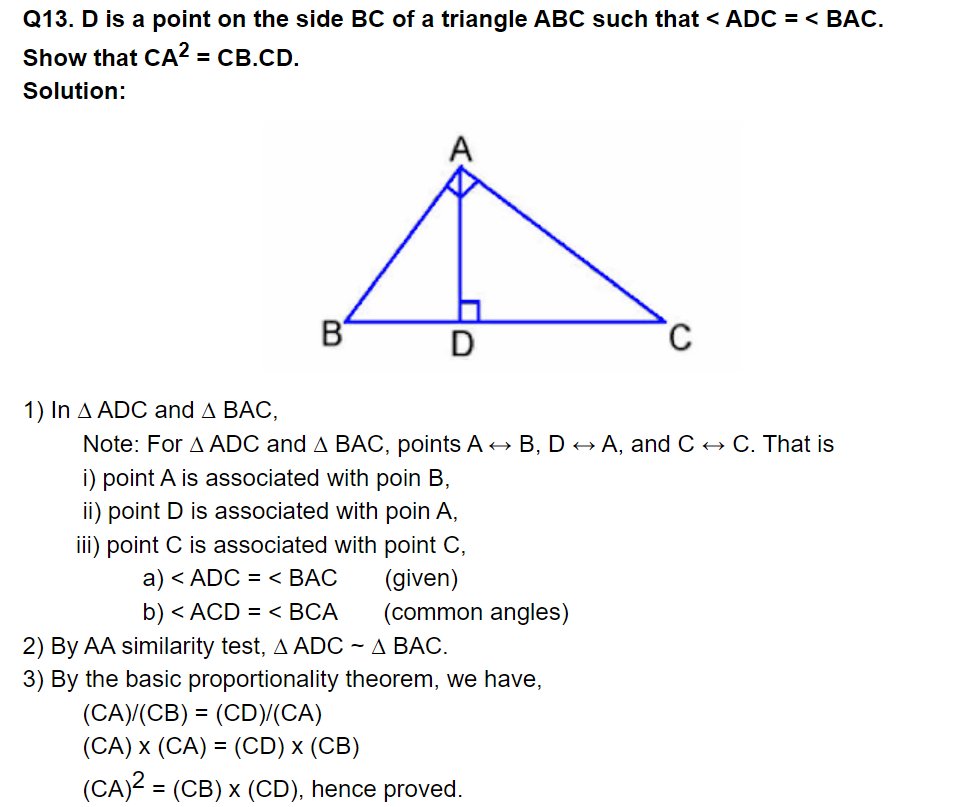 AnilSatpute's tweet image. 🚀 Master triangle problems with ease! Check out my blog post for simple solutions to NCERT Class 10 (Exercise 6.3). 📘
✨ [anil7pute.blogspot.com/2023/12/166-nc…]
#GeometrySimplified #NCERTSolutions #10thGradeMath