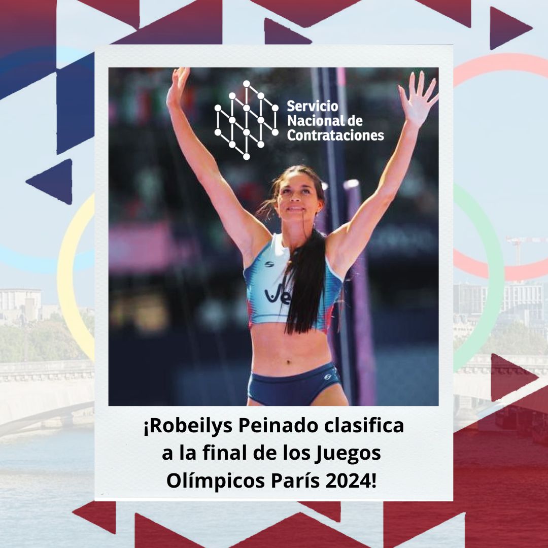 #05agosto 
Desde el SNC felicitamos a la venezolana Robeilys Peinado, hija de nuestro compañero de labores Robert Peinado, por avanzar a la final en los Juegos Olímpicos París 2024 con salto de garrocha, superando con éxito los 4.40m y así ubicándose entre las 10 mejores.
#IND