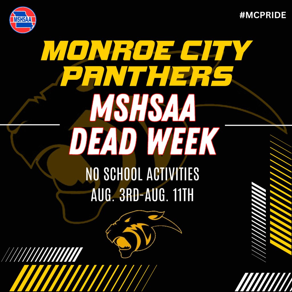 Reminder for fall student-athlete participants: You must have a current physical turned in to the athletic office before Monday Aug. 12th (1st HS Practice) or Monday Aug. 19th (1st MS Practice).