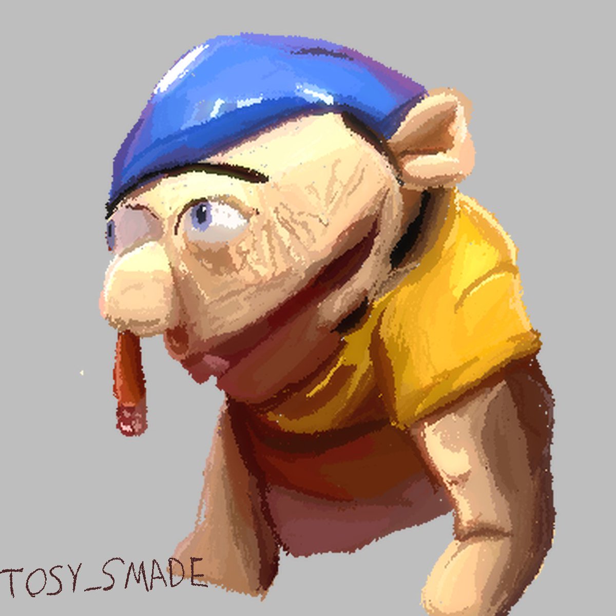Here's a drawing of Jeffy I made, pretty proud of it #SML #Jeffy