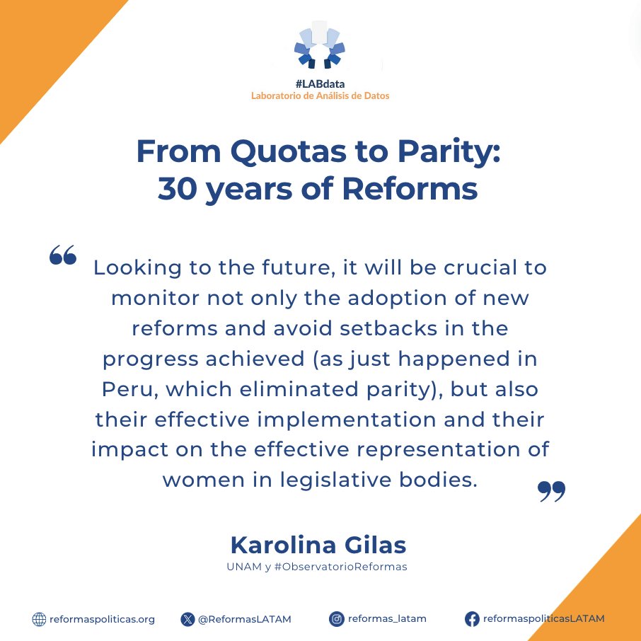 Observatorio de Reformas Políticas América Latina tweet media