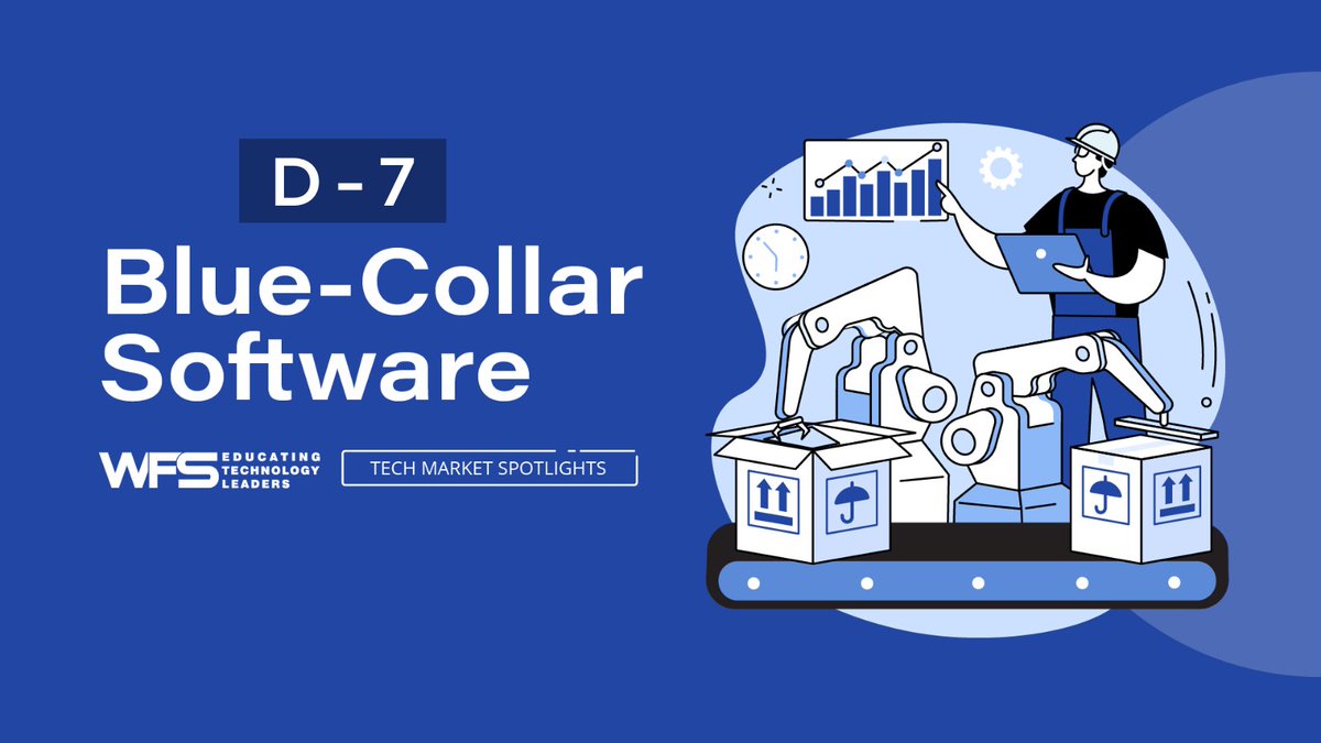 wfsmedia's tweet image. Ready for our Tech Market Spotlight on Blue-Collar Software? Join us on August 14 at 11 AM to gain valuable insights into the latest trends in the sector and M&amp;amp;A activities. Don&apos;t miss out! Register here: wfs.com/webcasts/tech-…  #BlueCollarSoftware #WFSWebcast #WFSExecEdu