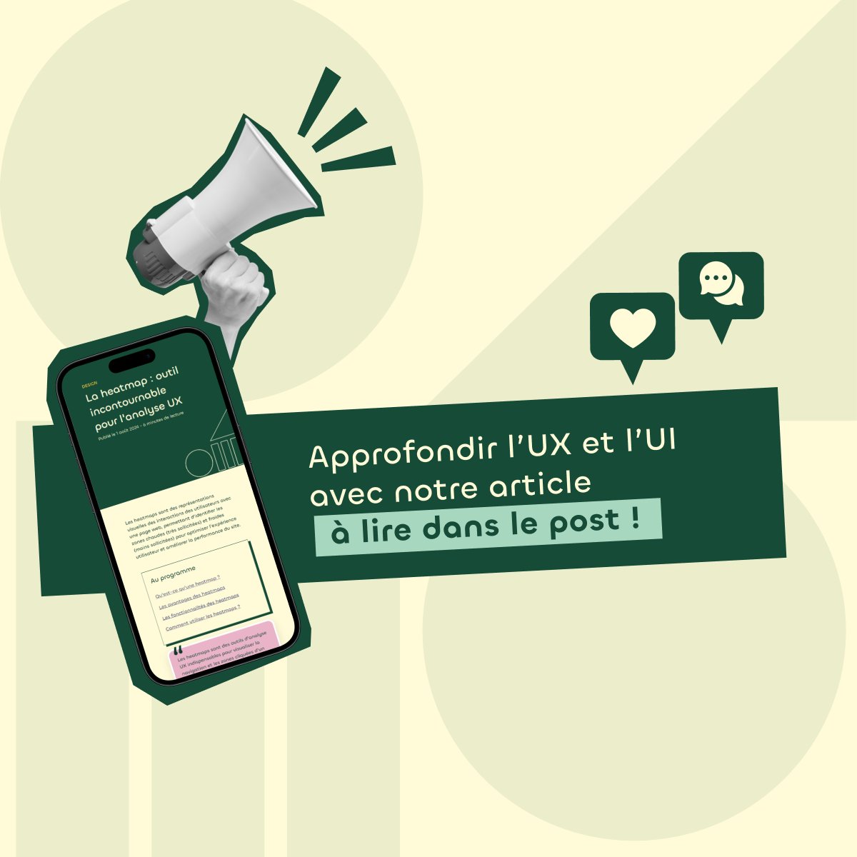 Tu chauffes... Tu refroidis... Tu t’approches du lien pour lire l'article... 👀

En résumé, une heatmap en UX, c’est ça : un outil d'analyse indispensable !

Que ce soit les mouvements, le défilement ou les interactions, pour en savoir plus🌞👇

lemon-interactive.fr/actualites/des…