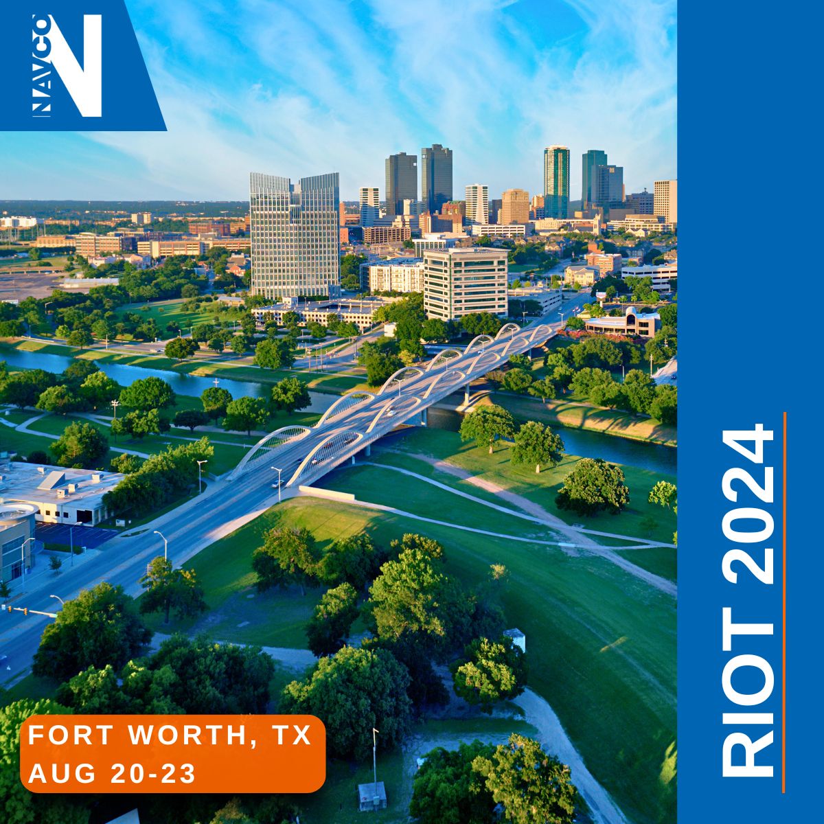 NAVCO_Security's tweet photo. Join us in Fort Worth, TX for #RIOT #NLECCC on Aug. 20-23 for this opportunity to network with #law enforcement and corporate #security experts and learn from their experiences. Register at https://t.co/nMwWDqCKJV.  Look out for us along with our partners Axis Communications! https://t.co/JVpcZvdisB