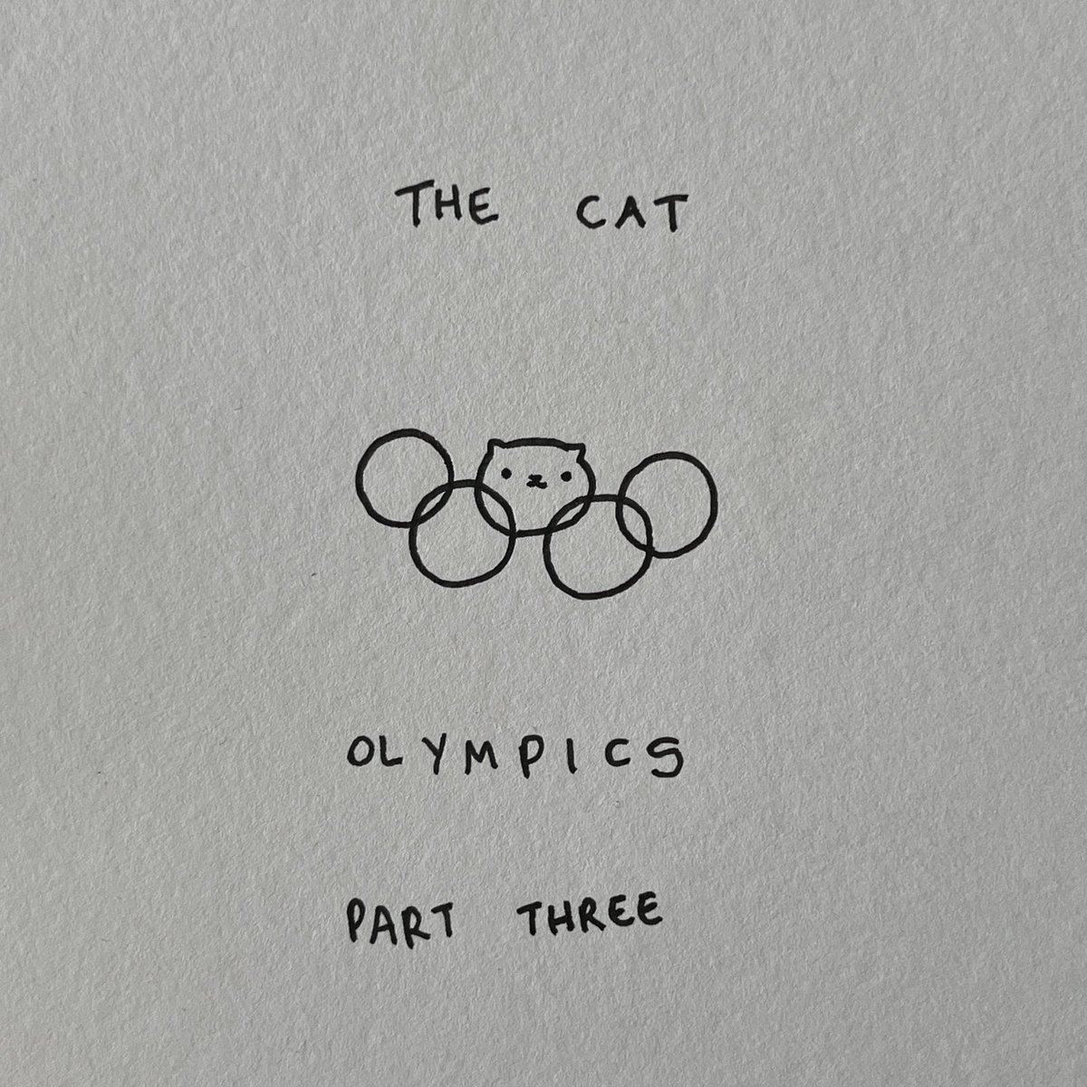 poorlycatdraw's tweet image. the cat olympics part three #Olympics