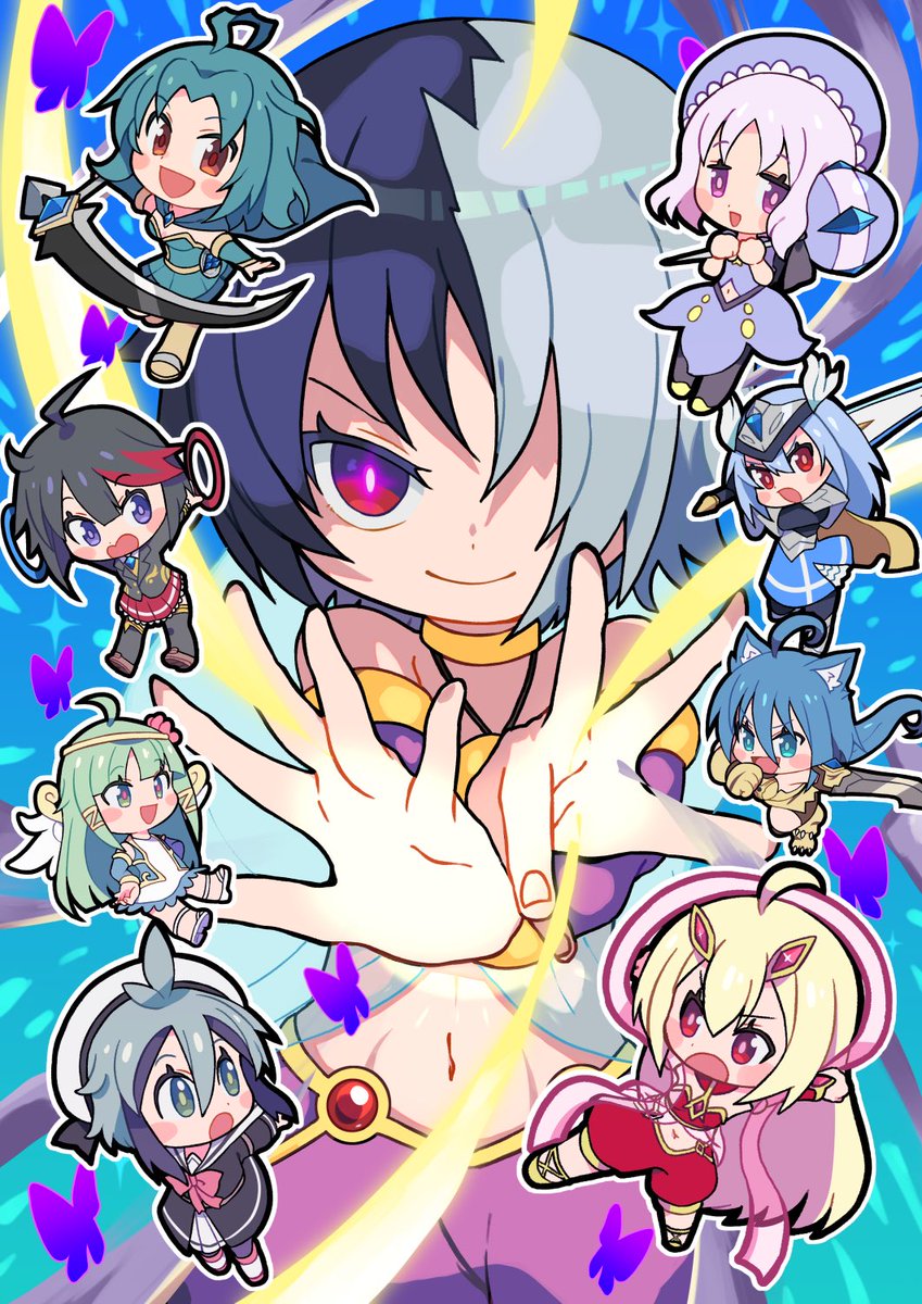 「10周年〜 #魔神少女 」|宮田奏のイラスト