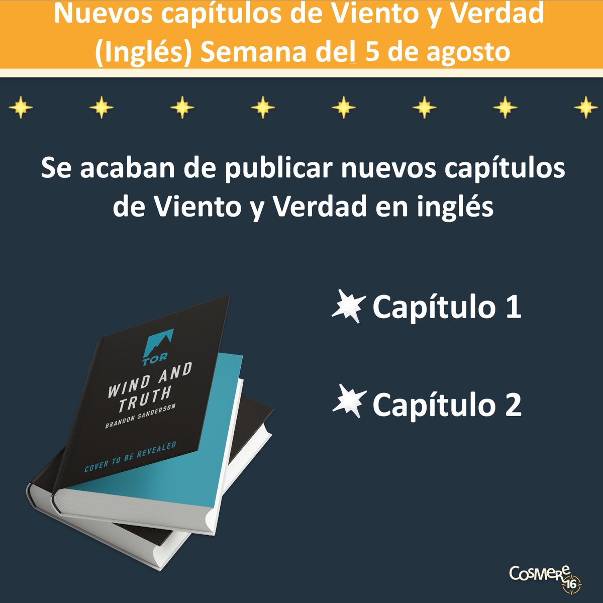 Cosmere 16 - Podcast - Noticias tweet media