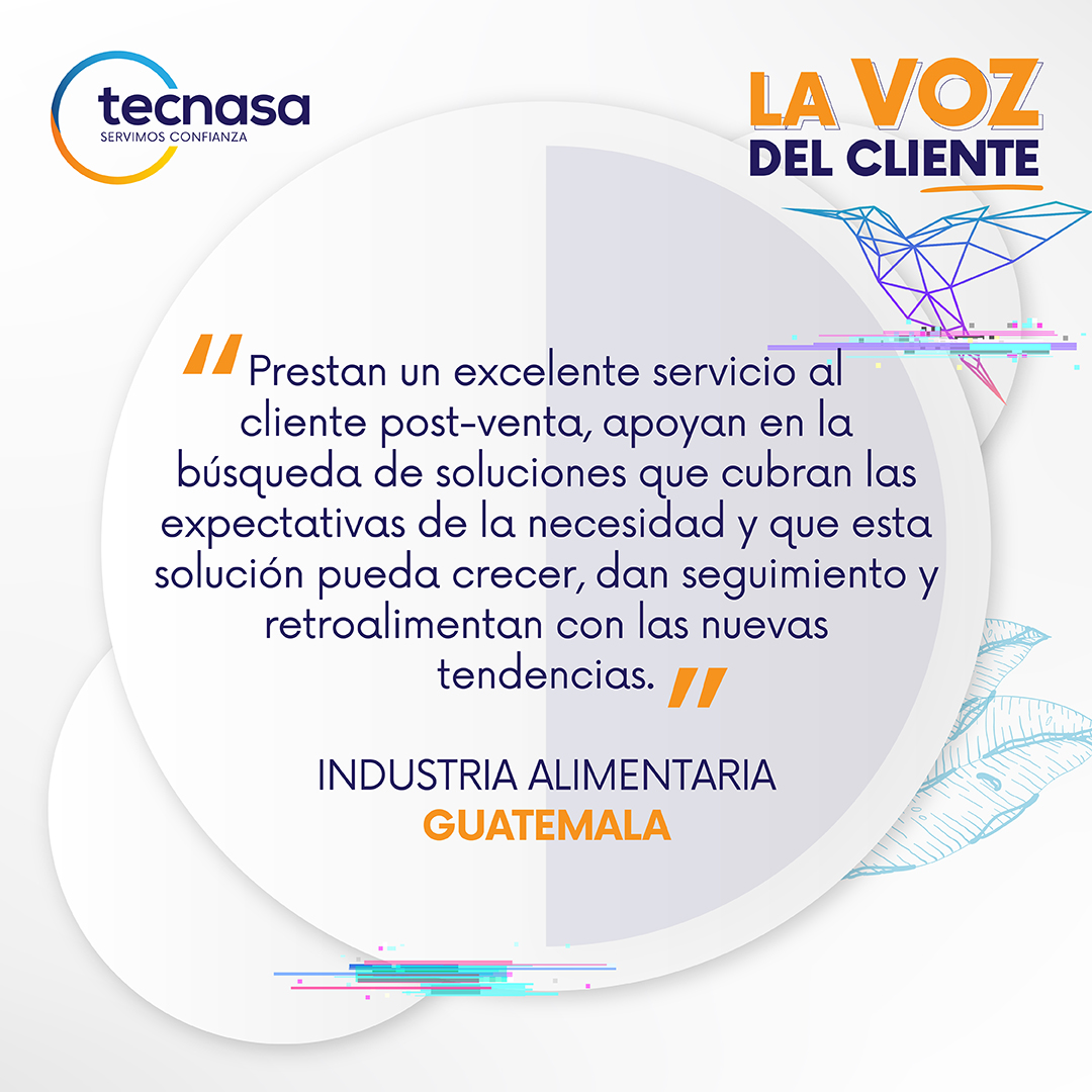 Nos dedicamos a superar expectativas y ofrecer soluciones que crecen contigo. #ServicioPostVenta #SolucionesInnovadoras

#CalidadSuperior #EquipoTECNASA #ConfianzaTECNASA #Profesionalismo #TECNASA #ServimosConfianza #InnovandoparaTI #Tecnología #EmpresaEnPositivo