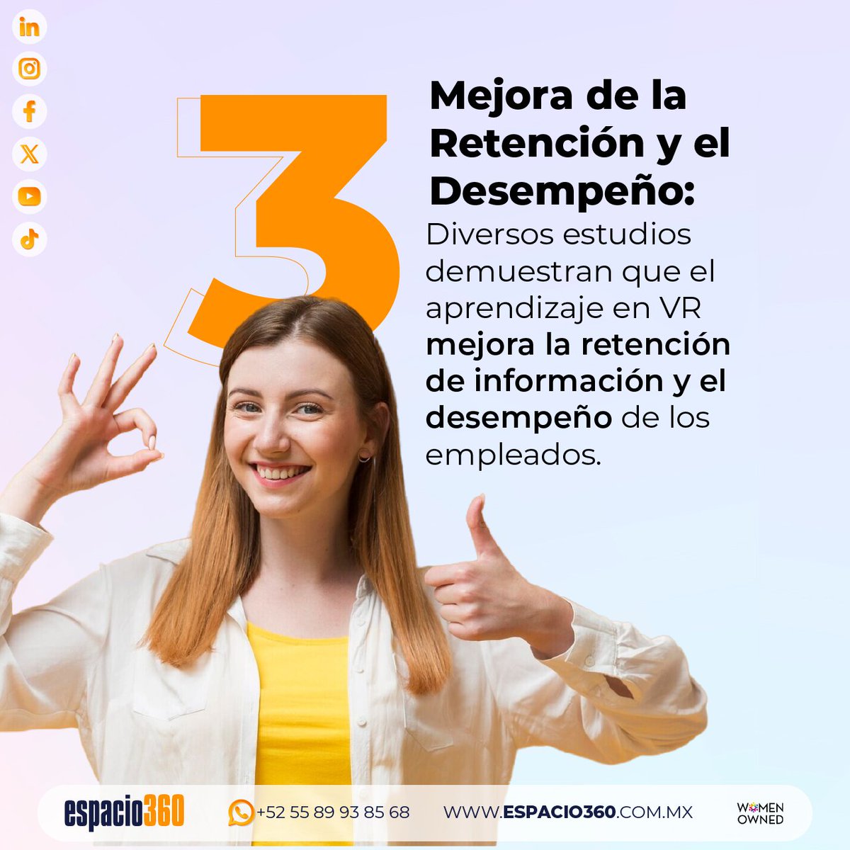 espacio360mx's tweet photo. 🚀🌟 ¡La Realidad Virtual está revolucionando la capacitación empresarial y educativa!

🔍👩‍💻 Descubre cómo la Realidad Virtual puede asegurar el éxito de tu empresa.

#Innovación #Tecnología #Capacitación #RealidadVirtual https://t.co/WtbfRQzTR8