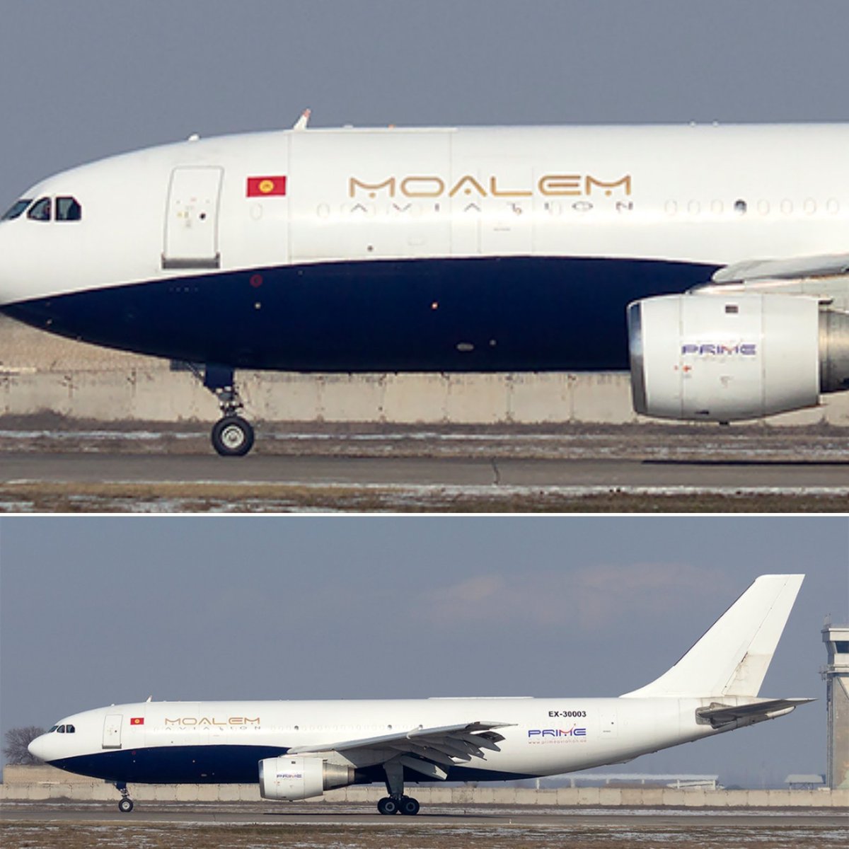 LebanonJets's tweet photo. Hard to ID as there was very weak track of Moalem Aviation Moalem Aviation #Kyrgyzstan arrived from #Dubai (DWC) to #Beirut this morning bringing emergency aid & returned to #Sharjah
42 year old Airbus A300 MSN 212 #EX30003 hex #6010EE
Ex #ZSSDG, #CGIZN, #TCMND, #ERABE https://t.co/n7OEoWOD51