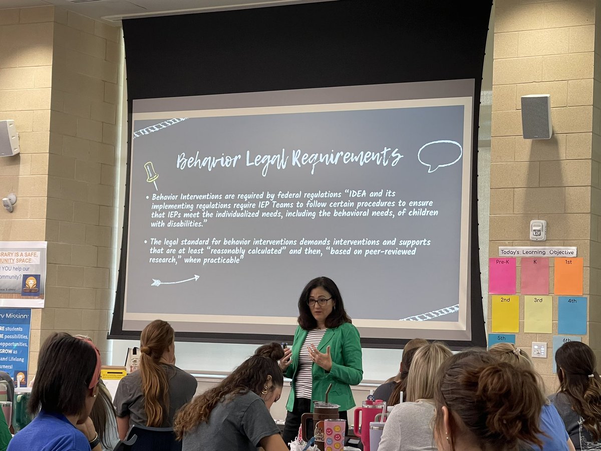 Thank you to <a href="/rene_riek/">Rene Riek</a> for presenting on Special Education and best practices for students. @HEBISDpeople <a href="/StephACoulter/">Stephanie Coulter</a>