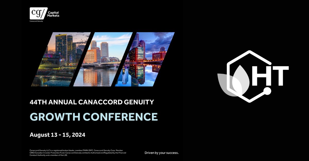 We are excited to be participating in Canaccord Genuity’s 44th Annual Growth Conference, hosted in Boston, MA on August 13-15, 2024.

#CGDriven #DrivenByYourSuccess #HudsonTech