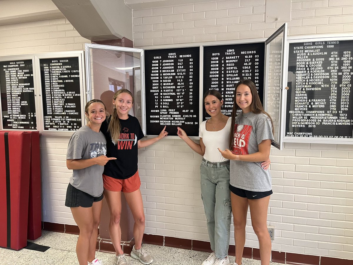 Congrats to the new school record holders from this track season!