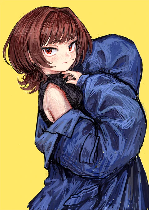 最近はこんな感じ筆感ある絵っていいよね#私はこういう絵師です見た絵師全員参加 