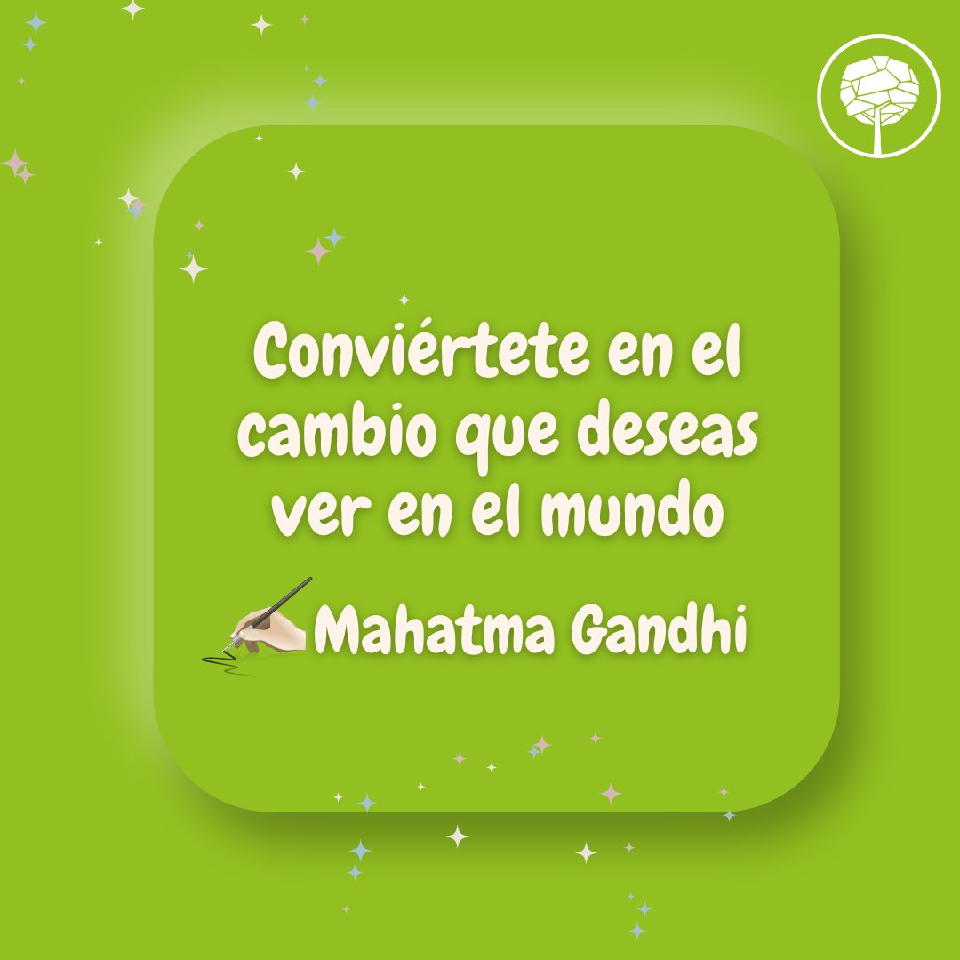 Sé la transformación que anhelas ver en el mundo 🥰 

#LibreríaJardín #Motivación