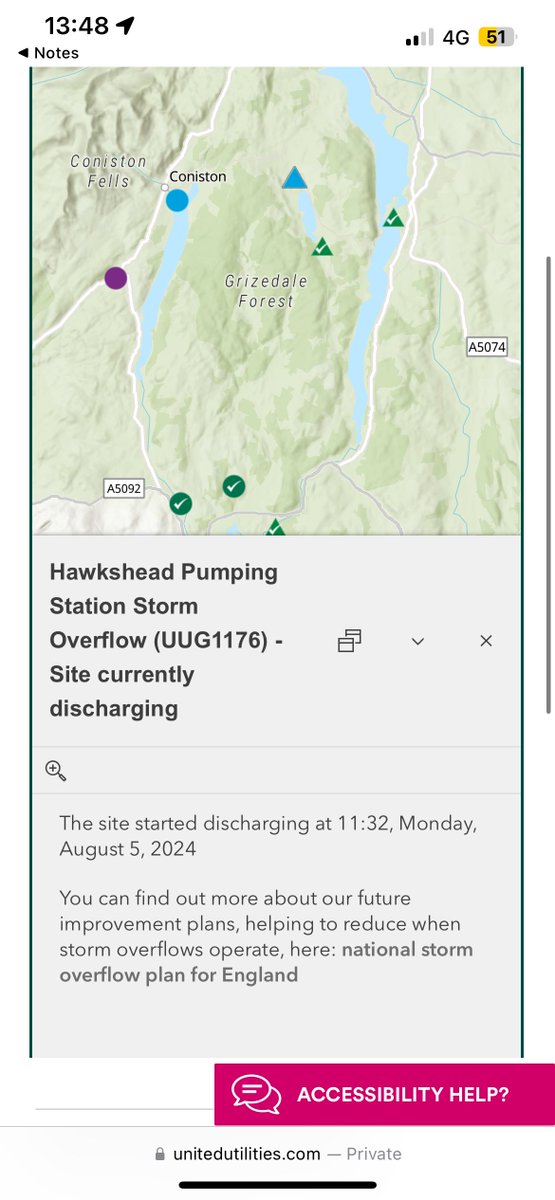 Week 40 of the Strike Against Sewage

Even though it was raining, it certainly wasn’t torrential rain—more like a fine drizzle. But just after we finished for the day, Hawkshead pumping station began discharging untreated sewage into a site of special scientific interest.

The