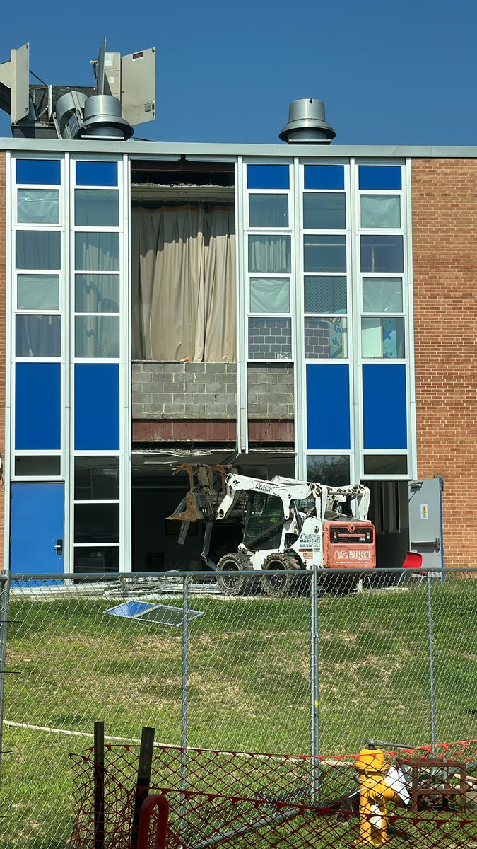 Goodbye old McGrath.  Looking forward to a lovely playground for BECC soon!