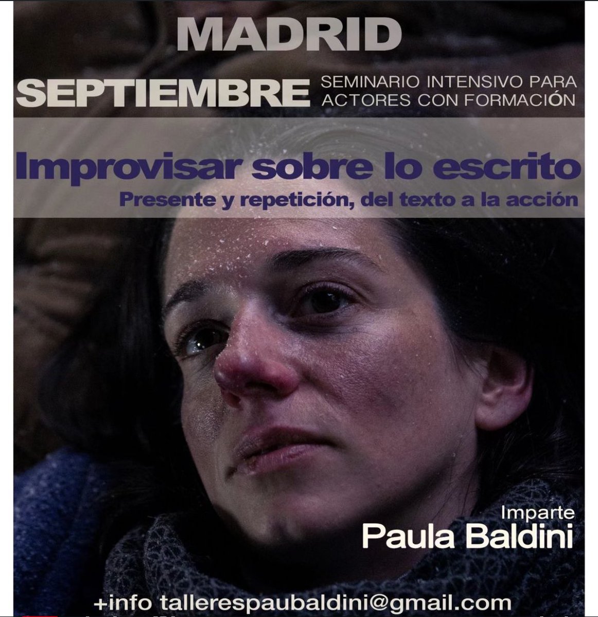 updatespau's tweet photo. 📲 | Pau Baldini vía Instagram Post.

"4 encuentros para explorar las formas del decir en la repetición, convertir el ensayo en una acumulación de impulsos, generar una memoria física, viva, un ser presente, disponible y activo aún en lo conocido.. https://t.co/tHZfRVgclC