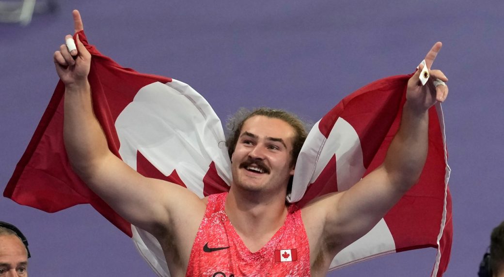 kelkun's tweet image. And I would like to congratulate Burton Cummings for his gold medal win in the hammer throw. Guy can sing, throw hammers, what else can he do?