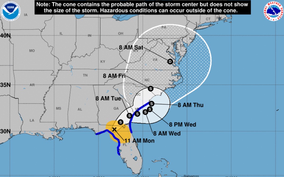 Hurricane Debby made landfall in Florida this morning as a CAT 1. Forecasters predict significant rain in GA and SC next. Stay safe &amp; follow local guidelines.

Need to file a claim? lnkd.in/eqHGAv4n

#HurricaneDebby #StaySafe #EmergencyResponse