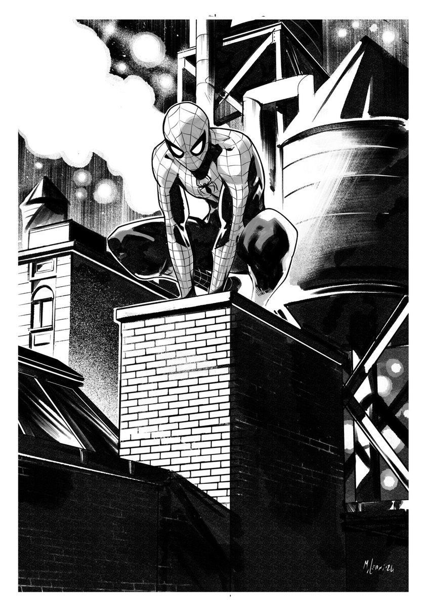 A spidey in the night 🕷🕸
#SpiderMan #Marvel #illustration