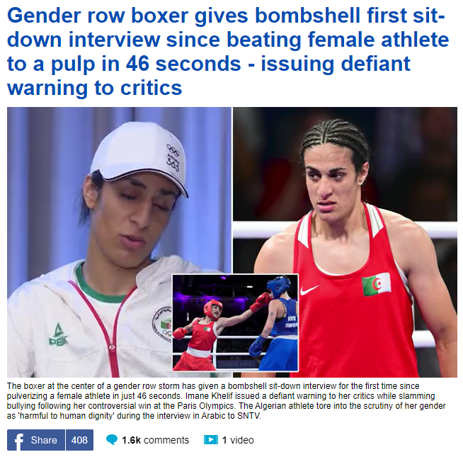 This headline in the Mail is a disgrace. Beaten to a pulp? What nonsense. The person who wrote it either didn't see the fight or doesn't care about anything other than culture war clickbait. And senior editorial staff do nothing to correct it. Poor.