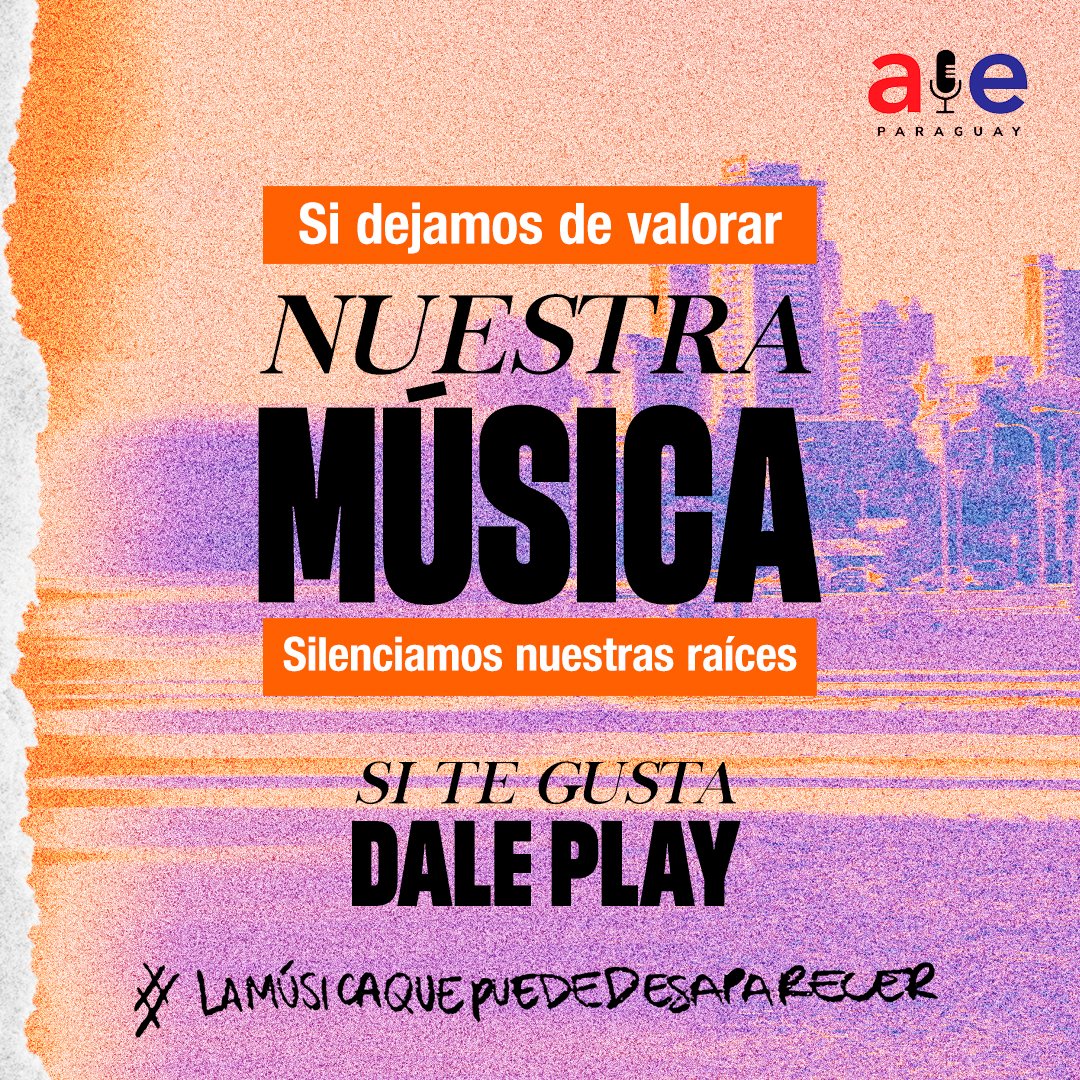 SI TE GUSTA, DALE PLAY. No dejemos sin raíces musicales a nuestra nación. #LaMúsicaQuePuedeDesaparecer