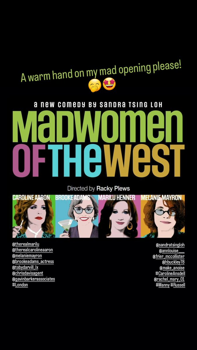 A warm hand in my mad opening please! 🤭🤩
#Director