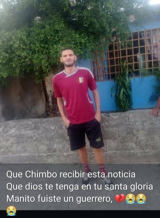 mariaoropeza94's tweet image. Falleció Ángel Mora, luego de batallar en UCI Guanare tras una brutal golpiza q le propiciaron“cuerpos de seguridad del régimen”.
Sé q muchas personas donaron dinero para lograr su recuperación. No se pudo.

Esto es muy triste e injusto.💔

Dios brinde fortaleza a sus familiares.