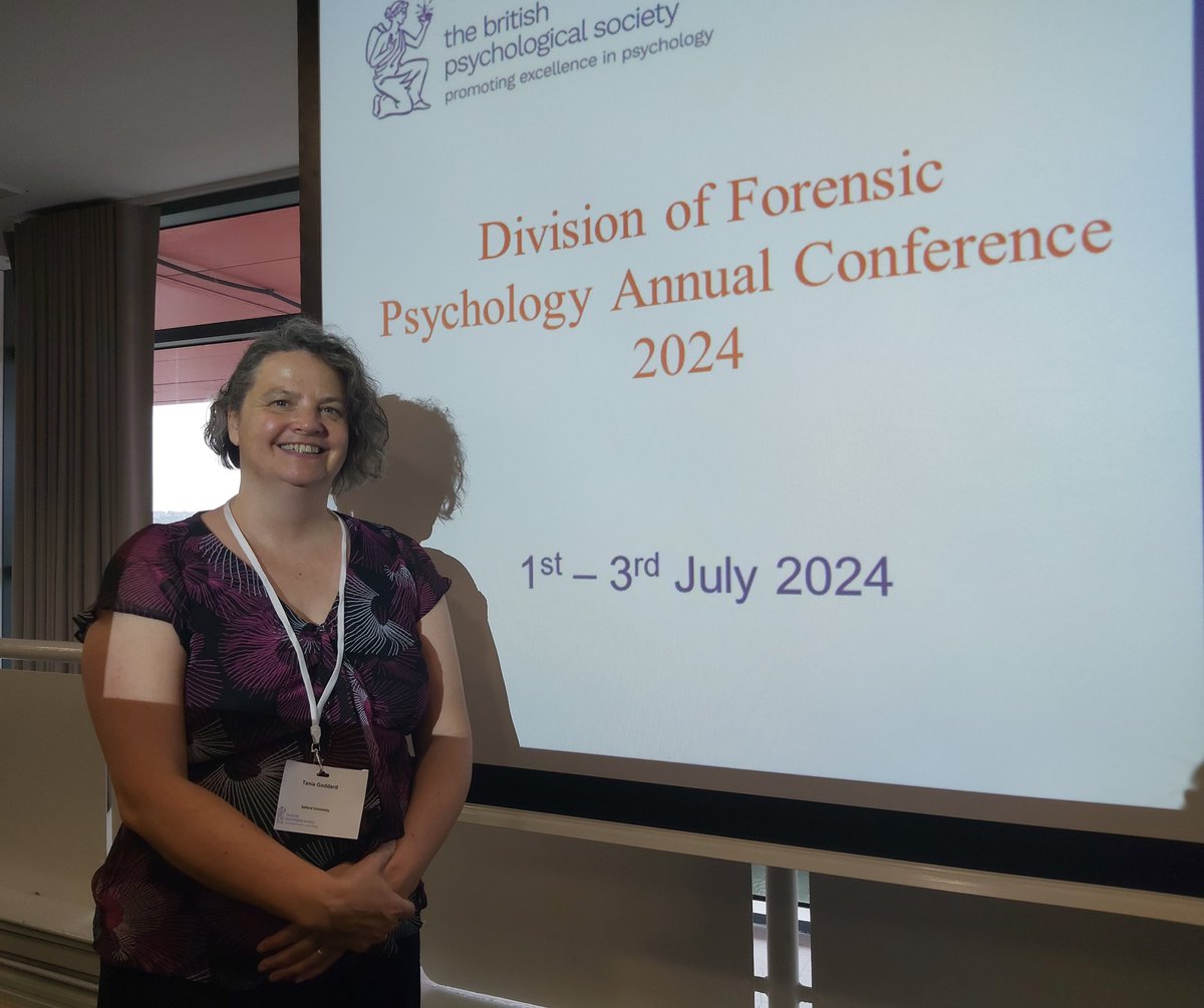 Clare Allely (@clareallely) on Twitter photo Tania Goddard presenting on her PhD at the BPS Division of Forensic Psychology annual conference this year - Exploring Clinical and Forensic Psychologists Experiences and Expert Opinions on Effectively Assessing Fitness to Plead in England and Wales <a href="/SalfordUni/">University of Salford</a> <a href="/SalfordPsych/">SalfordPsych</a> Tania Goddard presenting on her PhD at the BPS Division of Forensic Psychology annual conference this year - Exploring Clinical and Forensic Psychologists Experiences and Expert Opinions on Effectively Assessing Fitness to Plead in England and Wales <a href="/SalfordUni/">University of Salford</a> <a href="/SalfordPsych/">SalfordPsych</a>