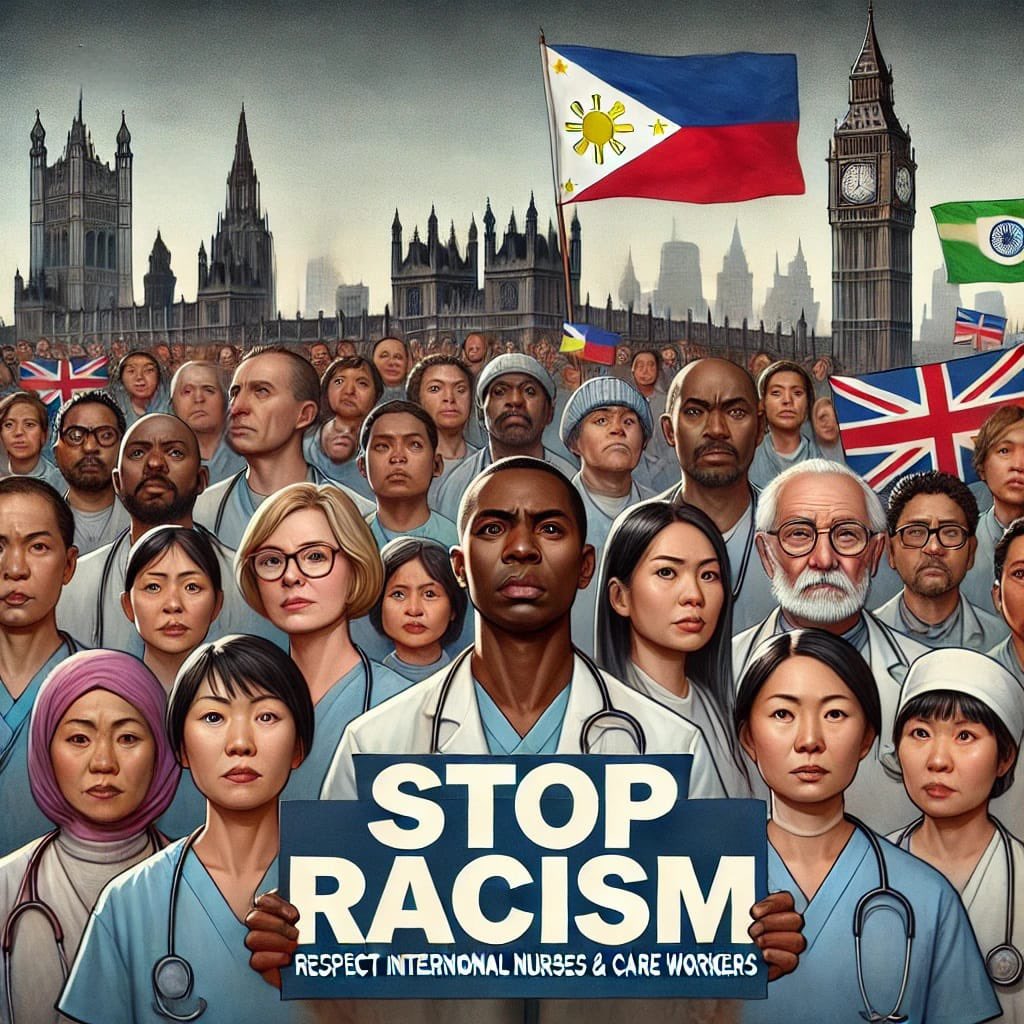 Louie Horne B.E.M. 💙 (@louie_horne) on Twitter photo International nurses face many challenges, and the fear caused by racist violence makes it even harder.
When nurses are scared to go to work, patient care ultimately suffers. We must stand together to create a safe & inclusive environment. #SupportNurses
📷<a href="/kierarvin10/">Kier Dungo</a> International nurses face many challenges, and the fear caused by racist violence makes it even harder.
When nurses are scared to go to work, patient care ultimately suffers. We must stand together to create a safe & inclusive environment. #SupportNurses
📷<a href="/kierarvin10/">Kier Dungo</a>