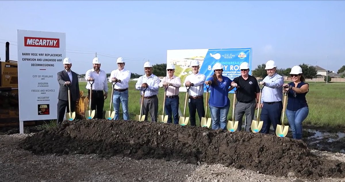 🚧 Groundbreaking has commenced for the Barry Rose Water Reclamation Facility in the City of Pearland, Texas. This milestone represents the largest infrastructure project in Pearland's history.

Visit ardurra.com for more information about our services!