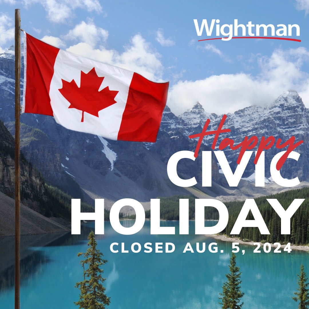 WightmanTel's tweet image. Happy Civic Holiday, everyone! 🇨🇦

Please note that our office is closed today in observance of the holiday. However, our dedicated tech support team remains available 24/7 to assist you. Call 1-877-327-4440 for assistance. #CivicHoliday #TechSupport #AlwaysHereToHelp