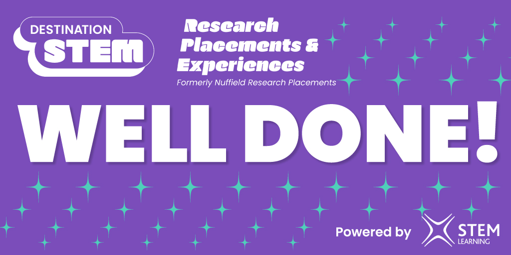 Good luck to our amazing students from <a href="/HolyCrossBury/">Holy Cross (Bury)</a>, @WinstanleyColl, <a href="/OBAcademy/">Ormiston Bolingbroke Academy</a> &amp; <a href="/WeatherheadHigh/">WeatherheadHigh</a>!

They start their Research &amp; Experience Placements this week with <a href="/NIHRCRN_nw_wld/">NW Research Workforce Learning & Development</a>, @NIHRCRN_gman, @NIHRCRN_nwcoast &amp; <a href="/NIHRresearch/">National Institute for Health and Care Research</a>.

<a href="/STEMLearningUK/">STEM Learning</a> <a href="/NuffieldFound/">Nuffield Foundation</a> @AllAboutSTEM