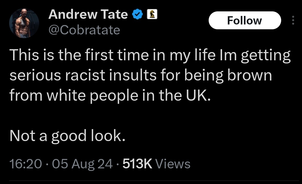 Current state of the UK is their number one far-right sex trafficker is like guys calm down with the racism