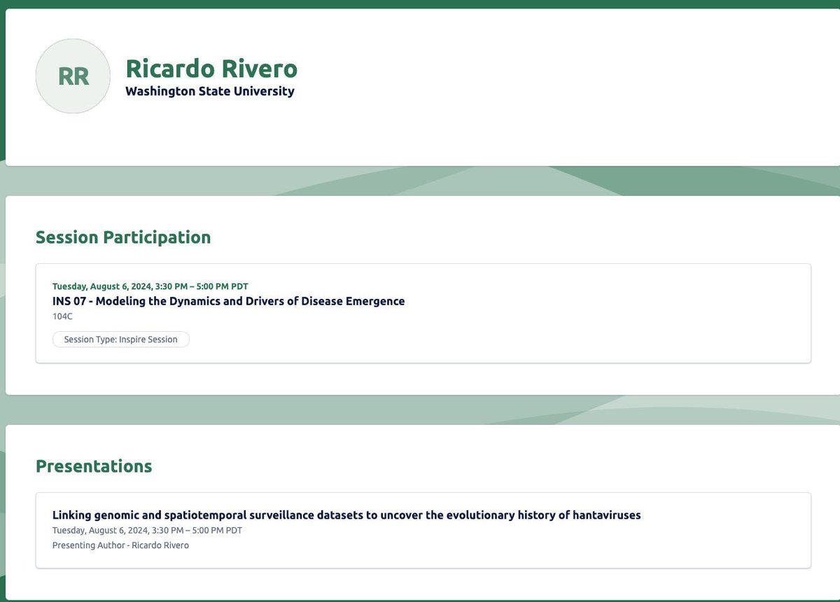 If you’re at #ESA2024, come see my talk tomorrow at 3:30.