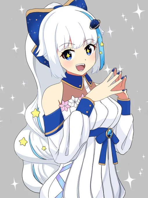 小宙ちゃん6周年&お誕生日おめでとう～!!!!!! #るるい絵