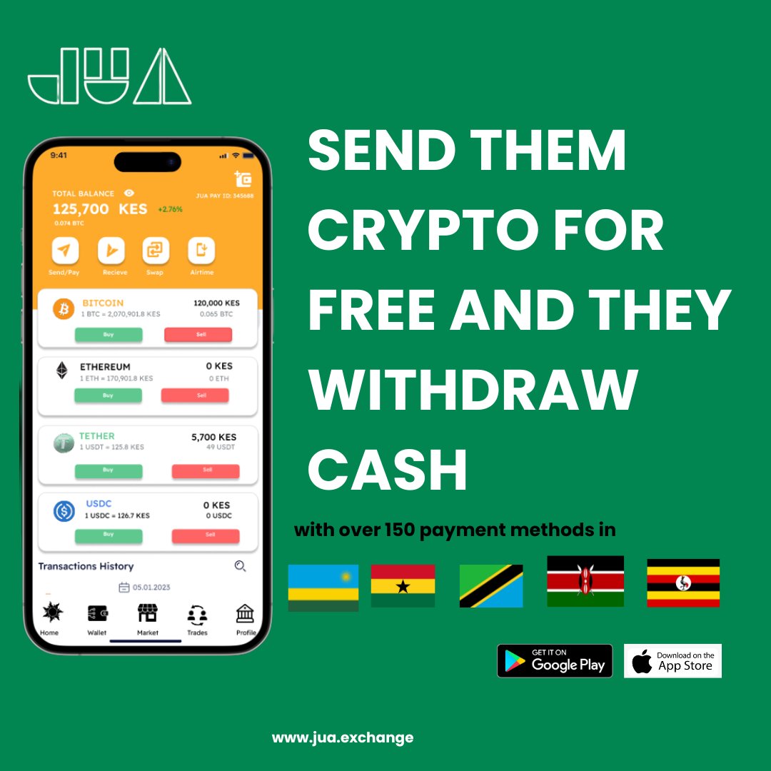 jua_exchange's tweet photo. Transcend your financial limits today, with the easiest platform to use with crypto.
👇🏿
 https://t.co/Io0nGLuZCQ https://t.co/b0t3i6SDON