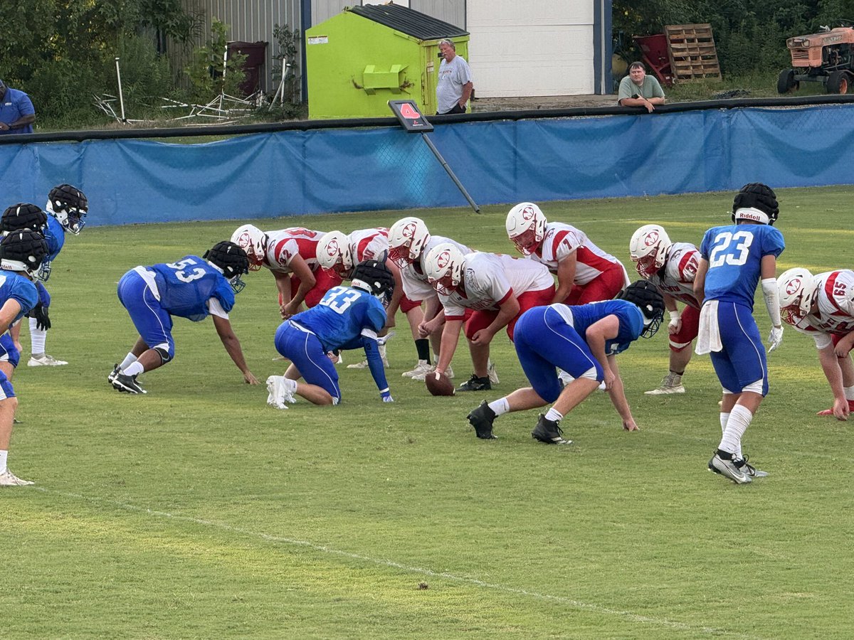 We had a good first scrimmage against McEwen. A couple of tackles on defense and 8 pancakes on offensive line. More work to do before the season!
<a href="/CA_CougarsFB/">Clarksville Academy FB</a>