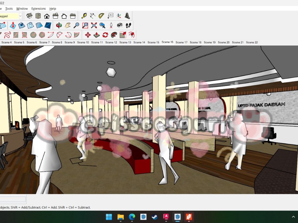 pisscesgurl's tweet photo. 🌻 TESTIMONI DESAIN 3D MALL 🌻

- Desain 3D Sketchup
- Desain Interior
- Desain Struktural Bangunan

#zonauang #sketchup #interior #exterior #autocad #3dinventor #render #enscape #denah https://t.co/NeimDwt6Y9
