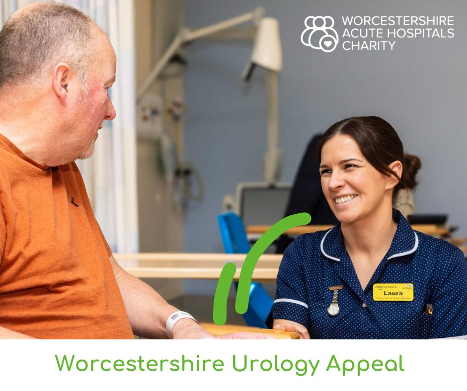 Worcestershire Acute Hospitals Charity (@worcscharity) on Twitter photo Can you support our Worcestershire Urology Appeal?
The funds raised will provide added extras throughout the new Unit and SDEC such an additional LATP Biopsy Chair.
Please donate online via Just Giving: bit.ly/WUAppeal
Or contact us on info@wahcharity.org for info Can you support our Worcestershire Urology Appeal?
The funds raised will provide added extras throughout the new Unit and SDEC such an additional LATP Biopsy Chair.
Please donate online via Just Giving: bit.ly/WUAppeal
Or contact us on info@wahcharity.org for info