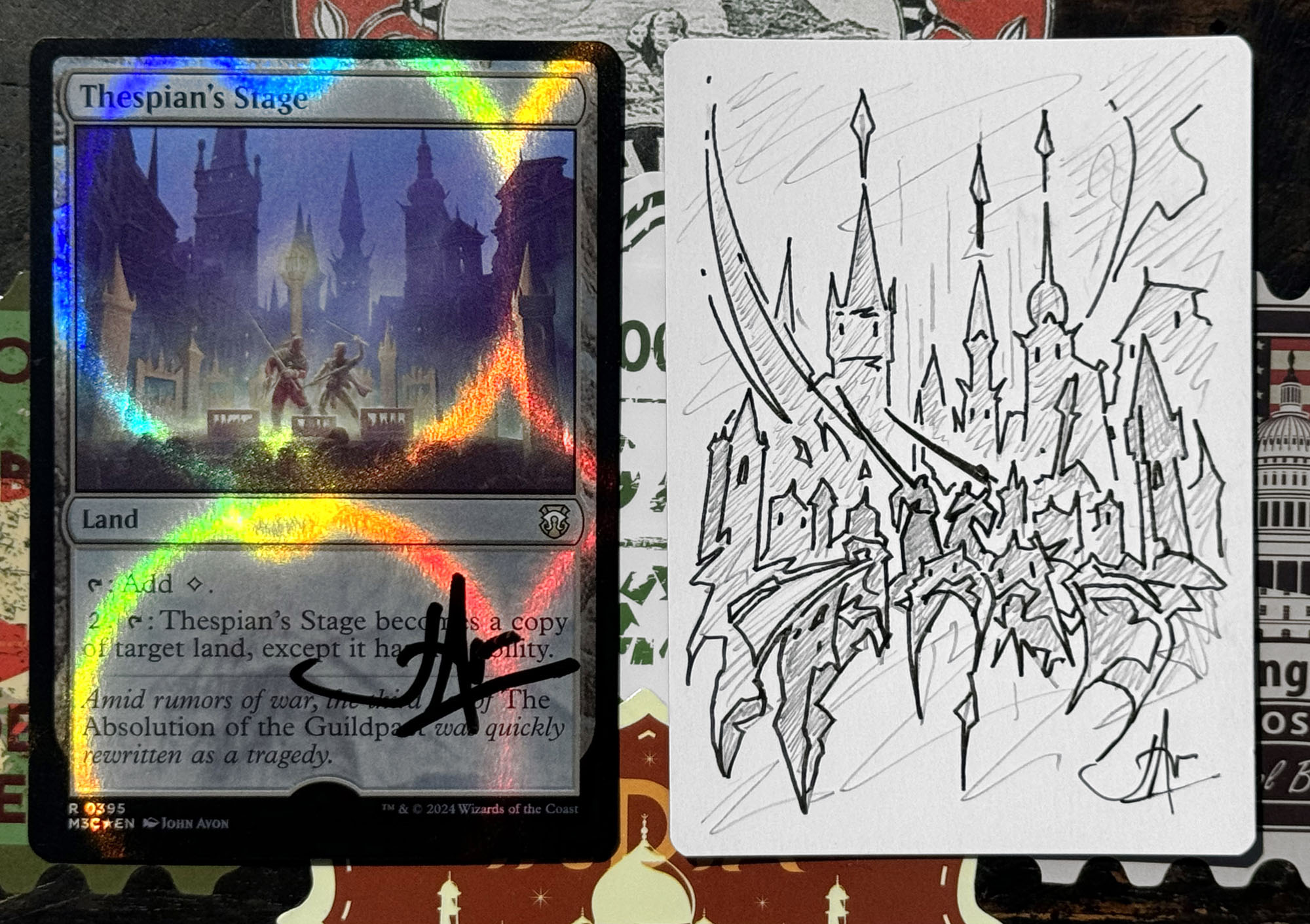 MTG アートプリント　アーティストシリーズ＜John Avon＞ Amazon.co.jp: MTG《アダーカー荒原/Adarkar Wastes》John Avon