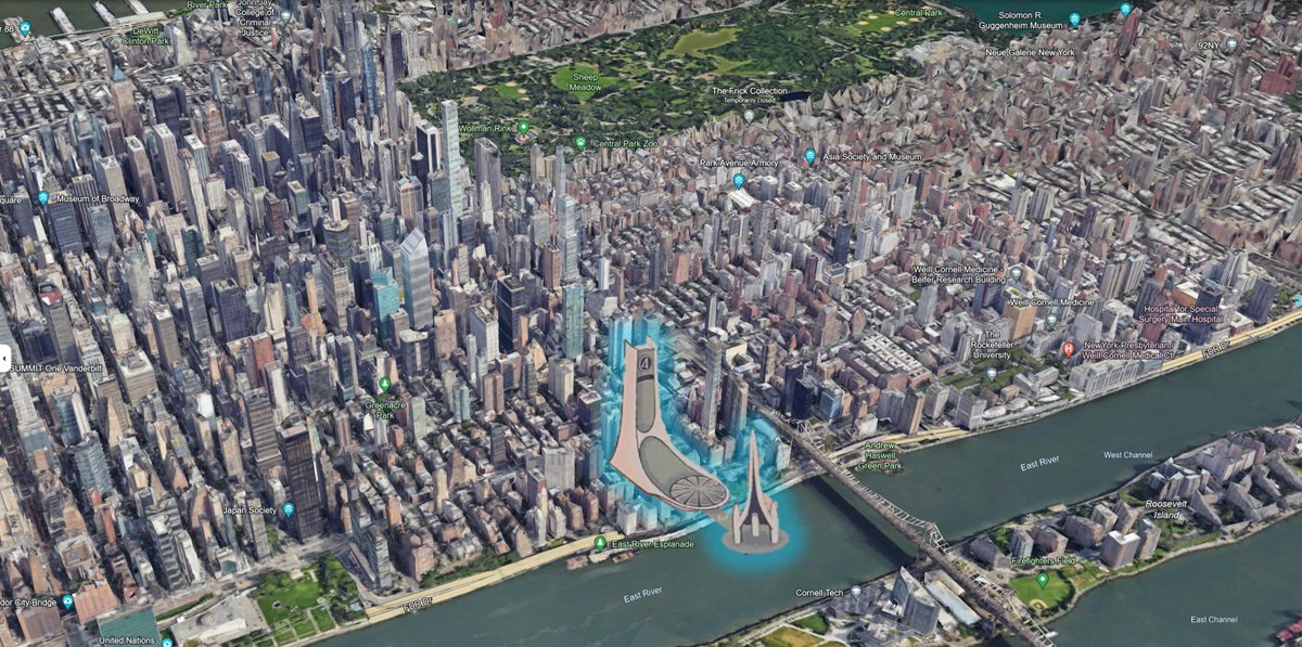 RealRoySchwartz's tweet photo. Have you been wondering where the #FantasticFourFirstSteps movie will place the Baxter Building? Wonder no more! See below, and for more context and info see my FB post: https://t.co/IajS25mBwG #FantasticFour #fantastic4 #baxterbuilding #marvel #sdcc #nyc https://t.co/HFuaAgrprE