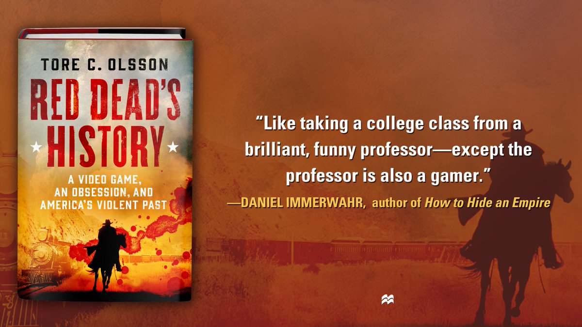 ToreCarlOlsson's tweet photo. TOMORROW is the day that RED DEAD'S HISTORY comes out into the world! Join me and audiobook narrator @rclark98 as we explore the real and gritty America of the 1890s and 1910s that is depicted in the #RedDeadRedemption games. https://t.co/OY0deFs55m https://t.co/eWSGV6FoQS