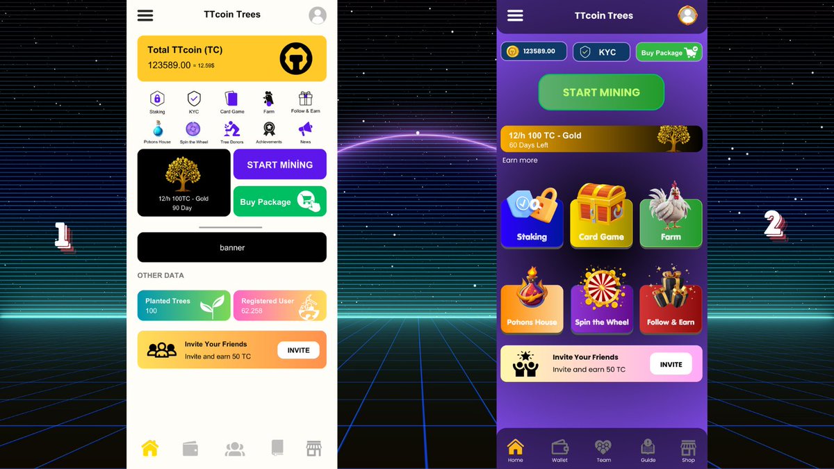 Which design for #TTcoin Trees  is good for you? 👉