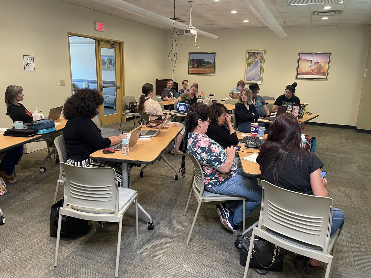 TVI collaborating with the NM Commission for the Blind. Thank you, Kelly!