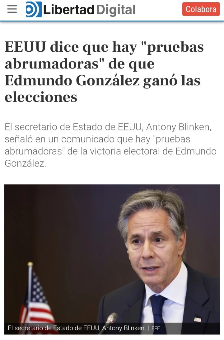 Qué HP...

EEUU sin pruebas dice que tiene "pruebas abrumadoras de que Edmundo González ganó las elecciones" en Venezuela, y con 36.000 palestinos muertos, dice que "no hay pruebas de que Israel comete genocidio en Gaza".