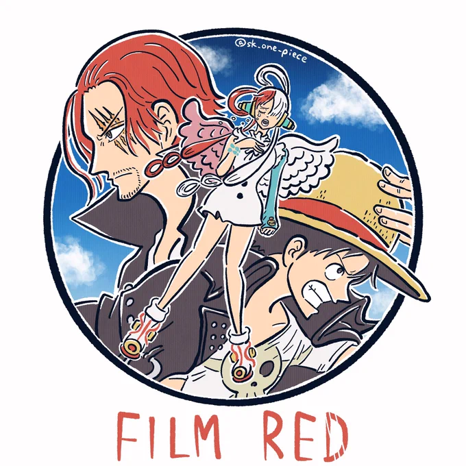 ウタちゃん2周年!(再)アイコン描きまくってたの懐かしい…#FILMRED_2周年#OP_FILMRED#ONEPIECE 
